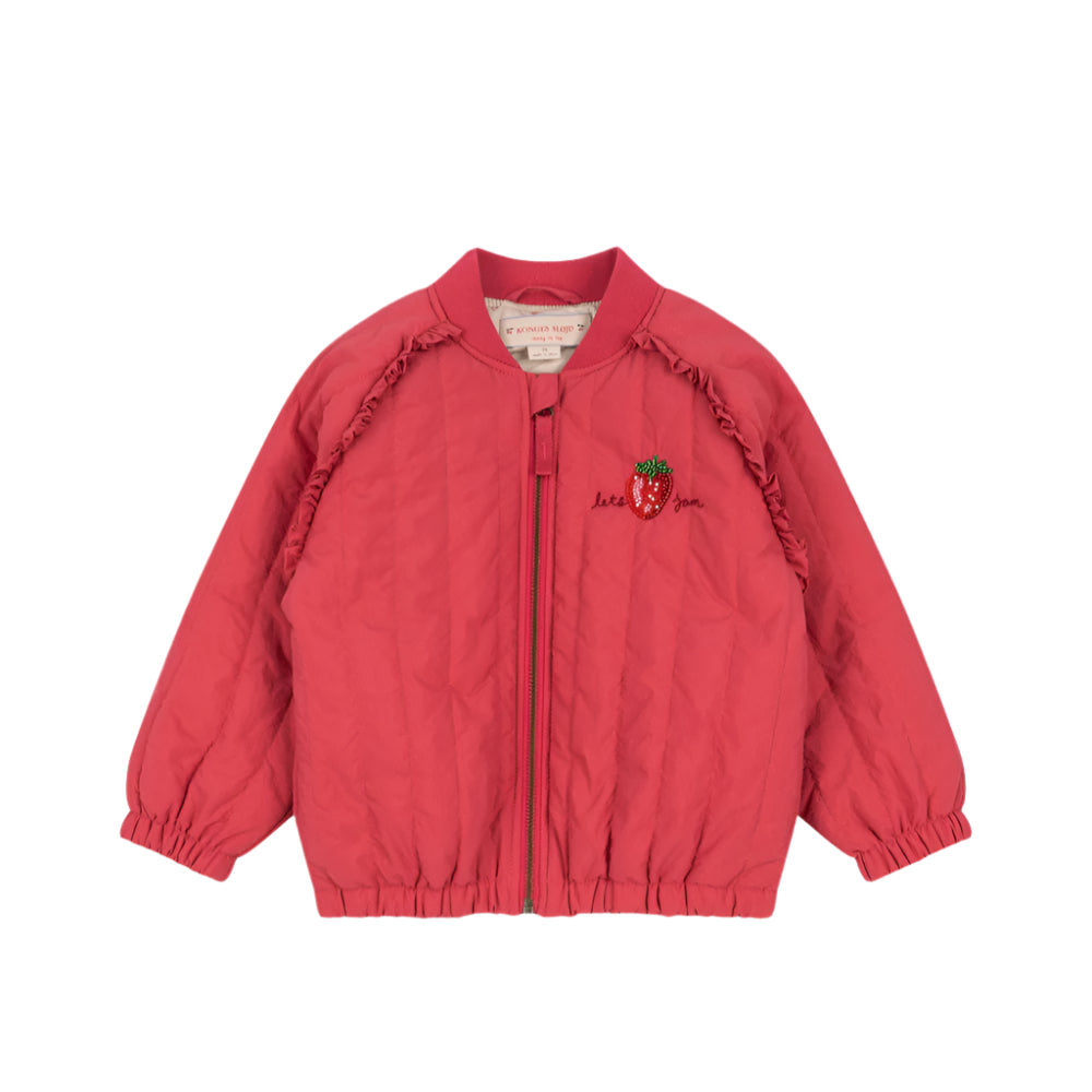 ジャケット・ブルゾン Strawberry Konges Sløjd Sparkled Strawberry Juno Bomber Jacket – Francis Henri