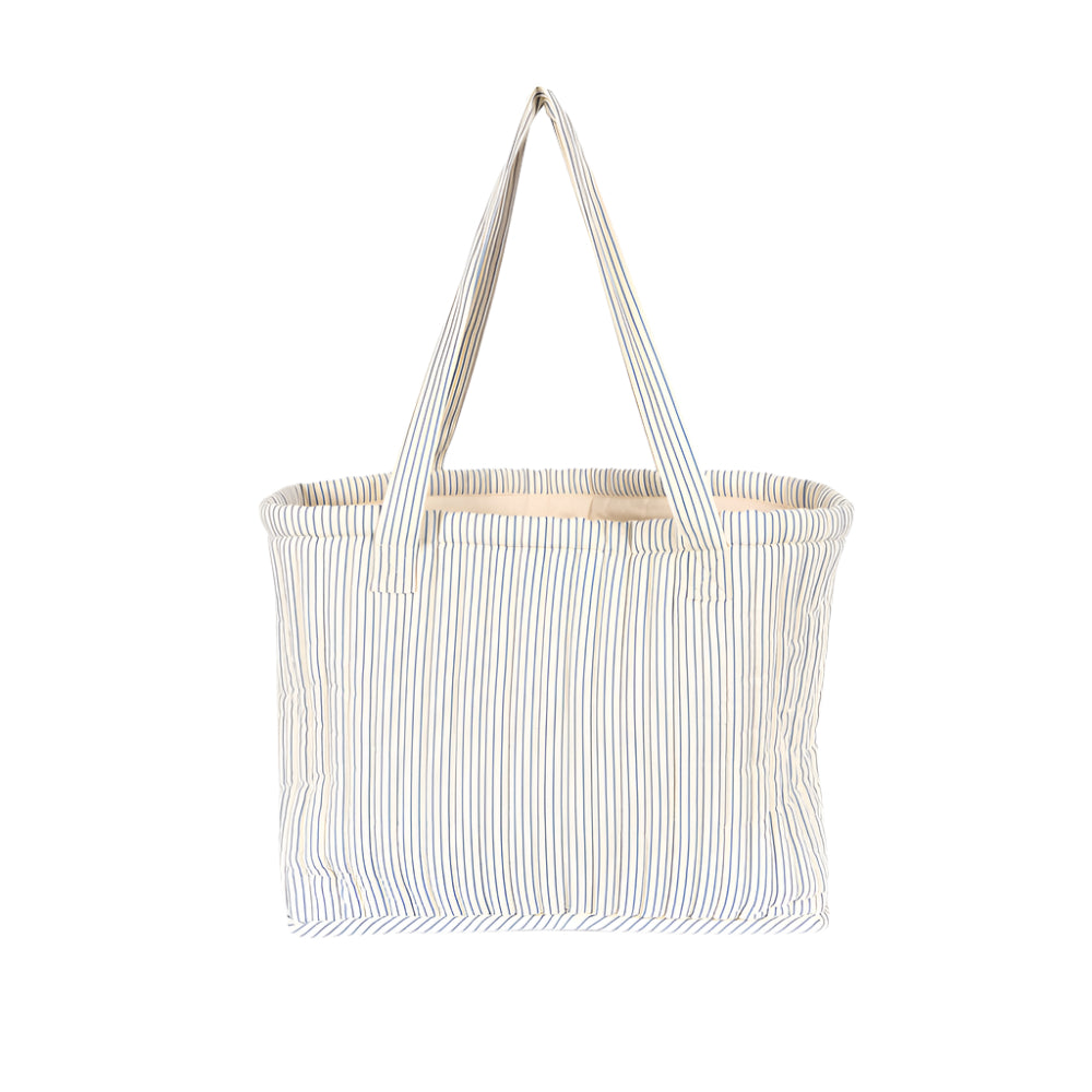 Molly Blue Stripe Quilted Bag