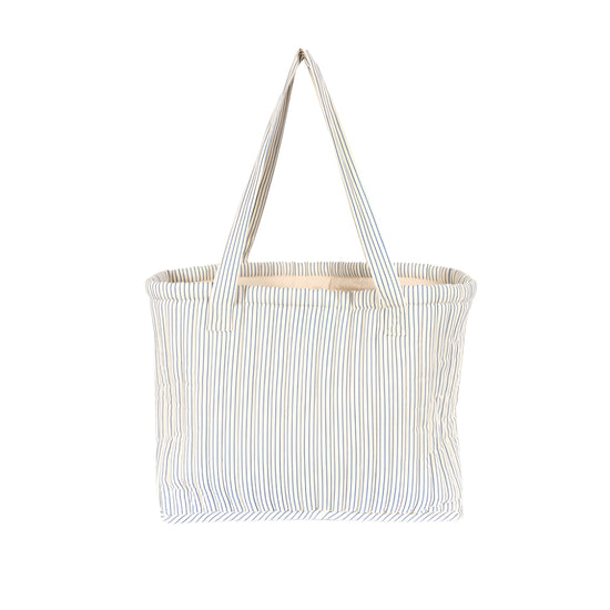 Molly Blue Stripe Quilted Bag