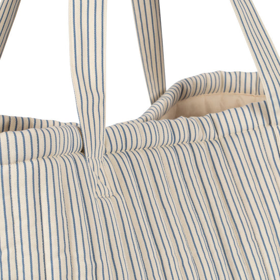 Molly Blue Stripe Quilted Bag