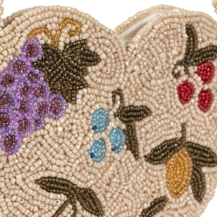 Beaded Heart Bag