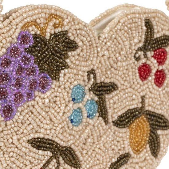 Beaded Heart Bag