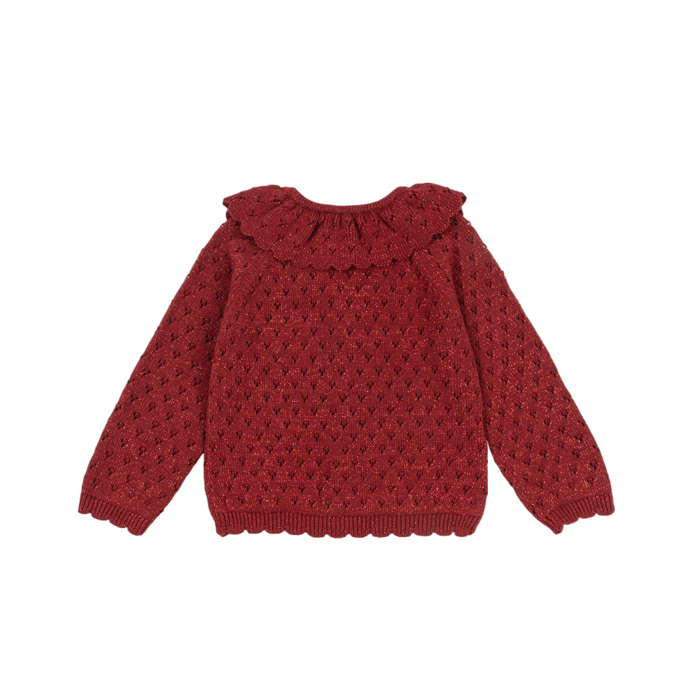 Holiday Dahlia Cardigan