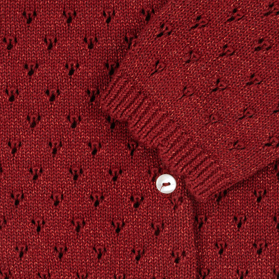 Holiday Dahlia Cardigan