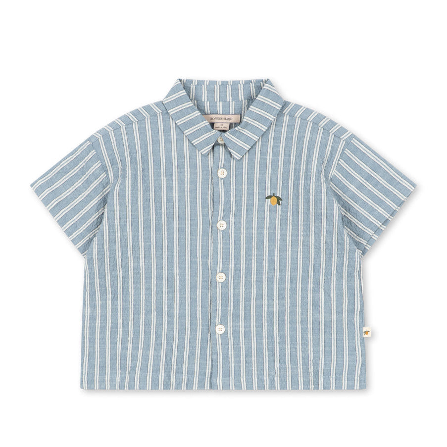 Elliot Bleu Button Shirt