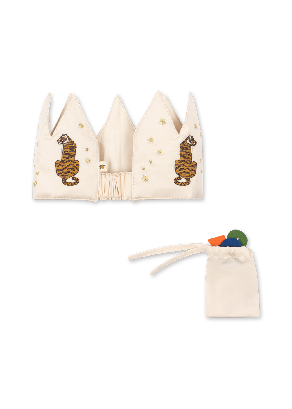 Embroidered Tiger Birthday Crown