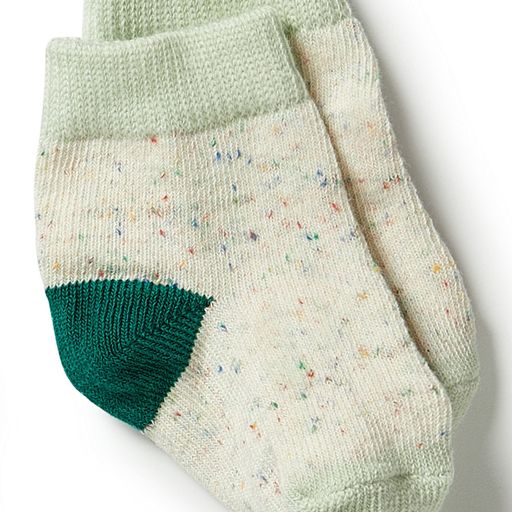 Load image into Gallery viewer, Baby Socks Pack in Green
