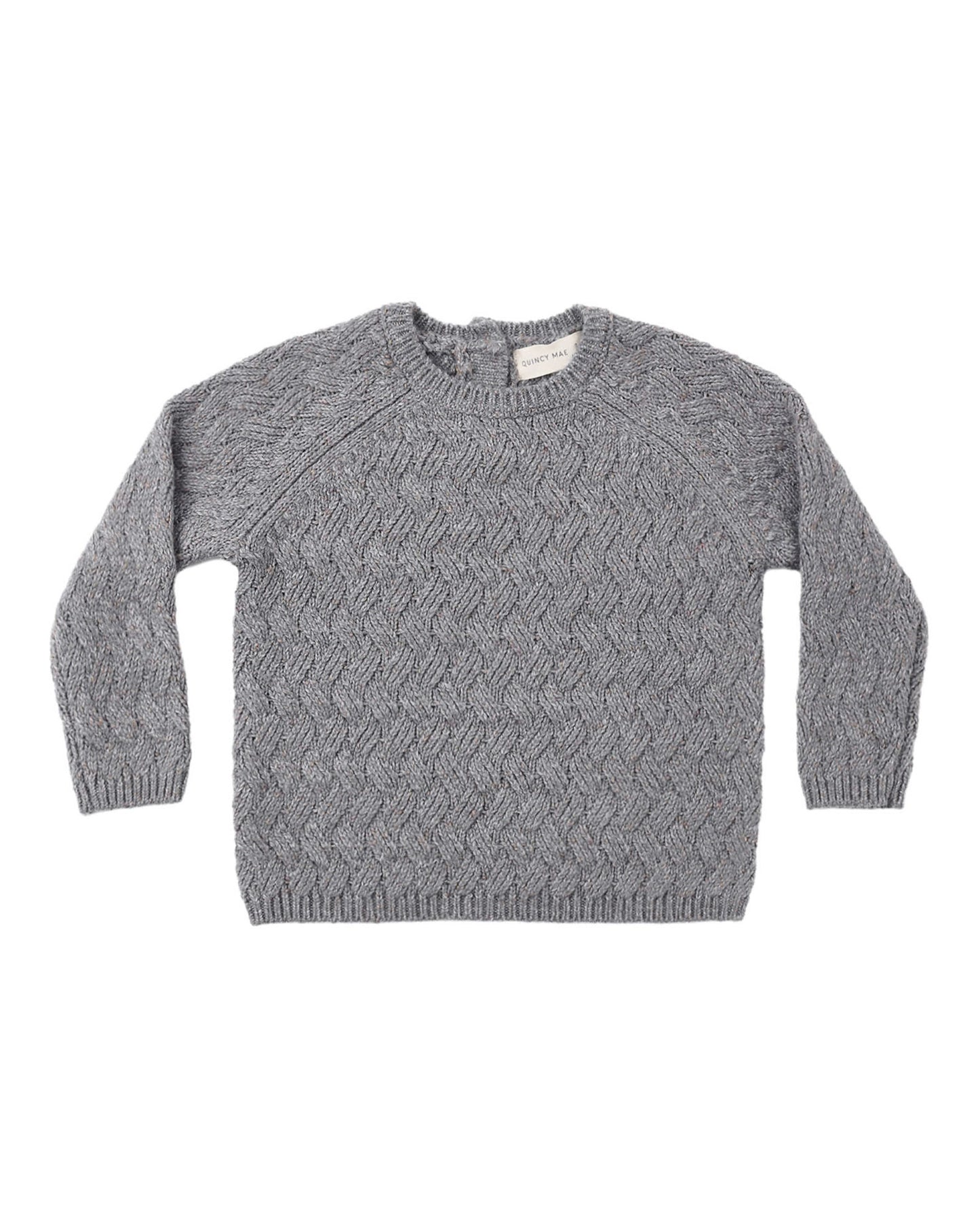 Knit Sweater in Heathered Slate