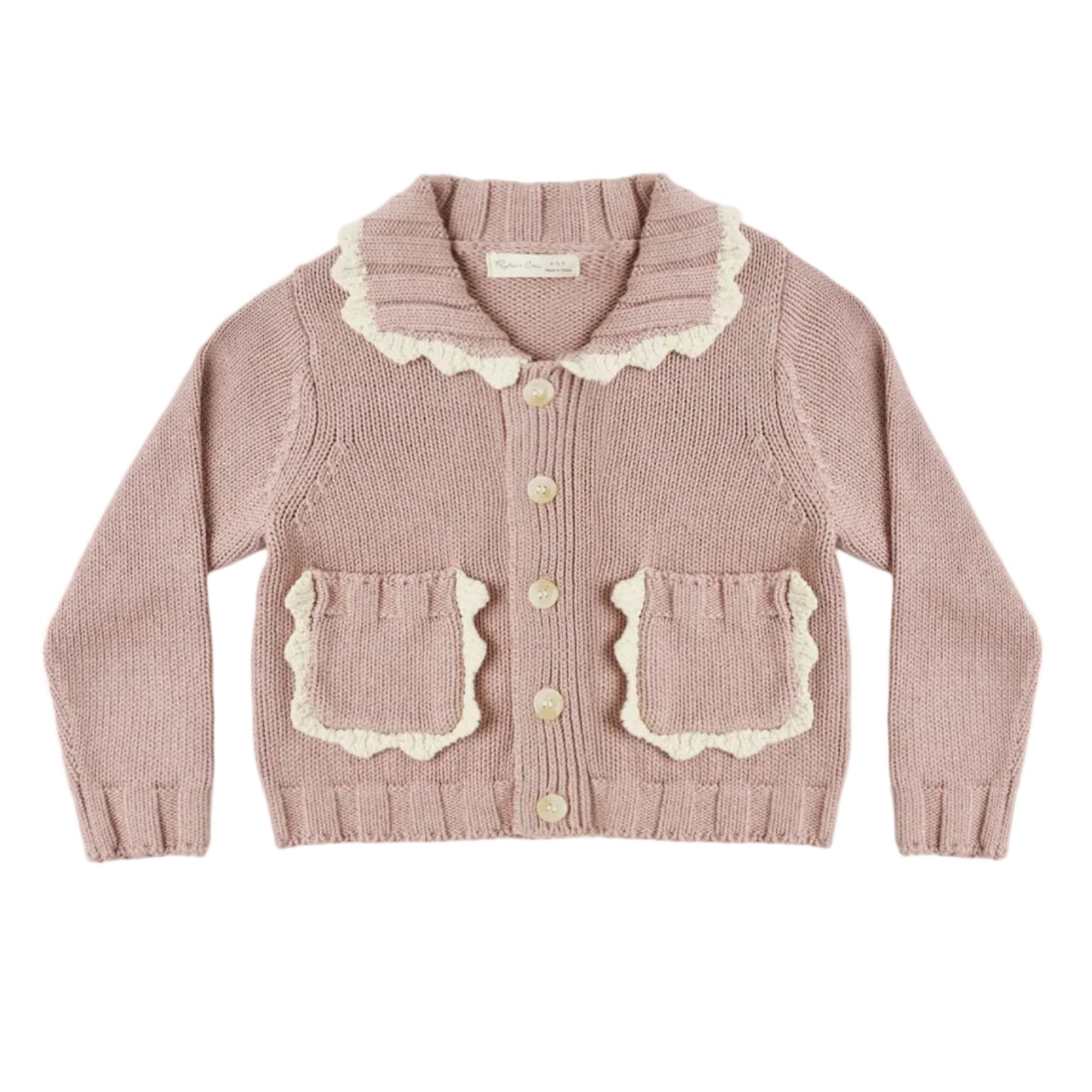 Rosewood Collared Cardigan