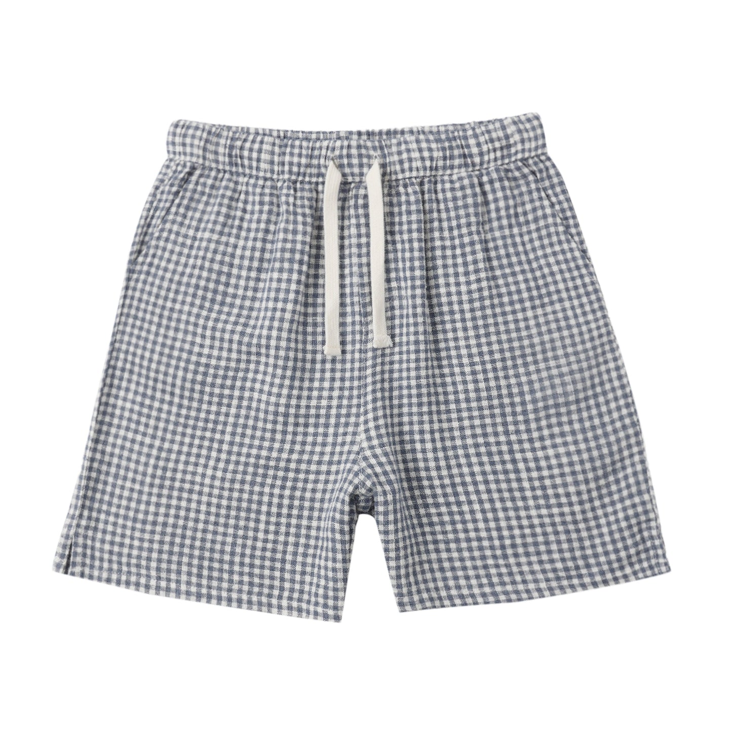 Perry Short in Marine Gingham