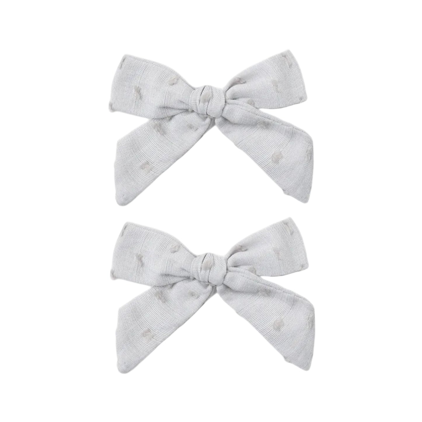 Dusty Blue Linen Bows