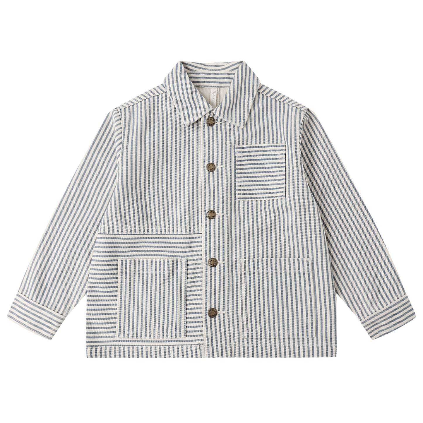 Railroad Stripe Denim Jacket