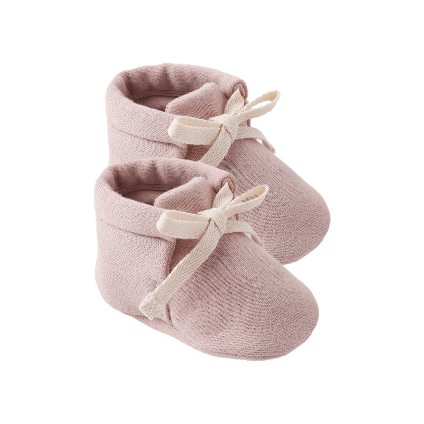 Mauve Baby Booties