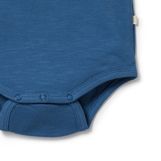 Deep Blue Pocket Bodysuit