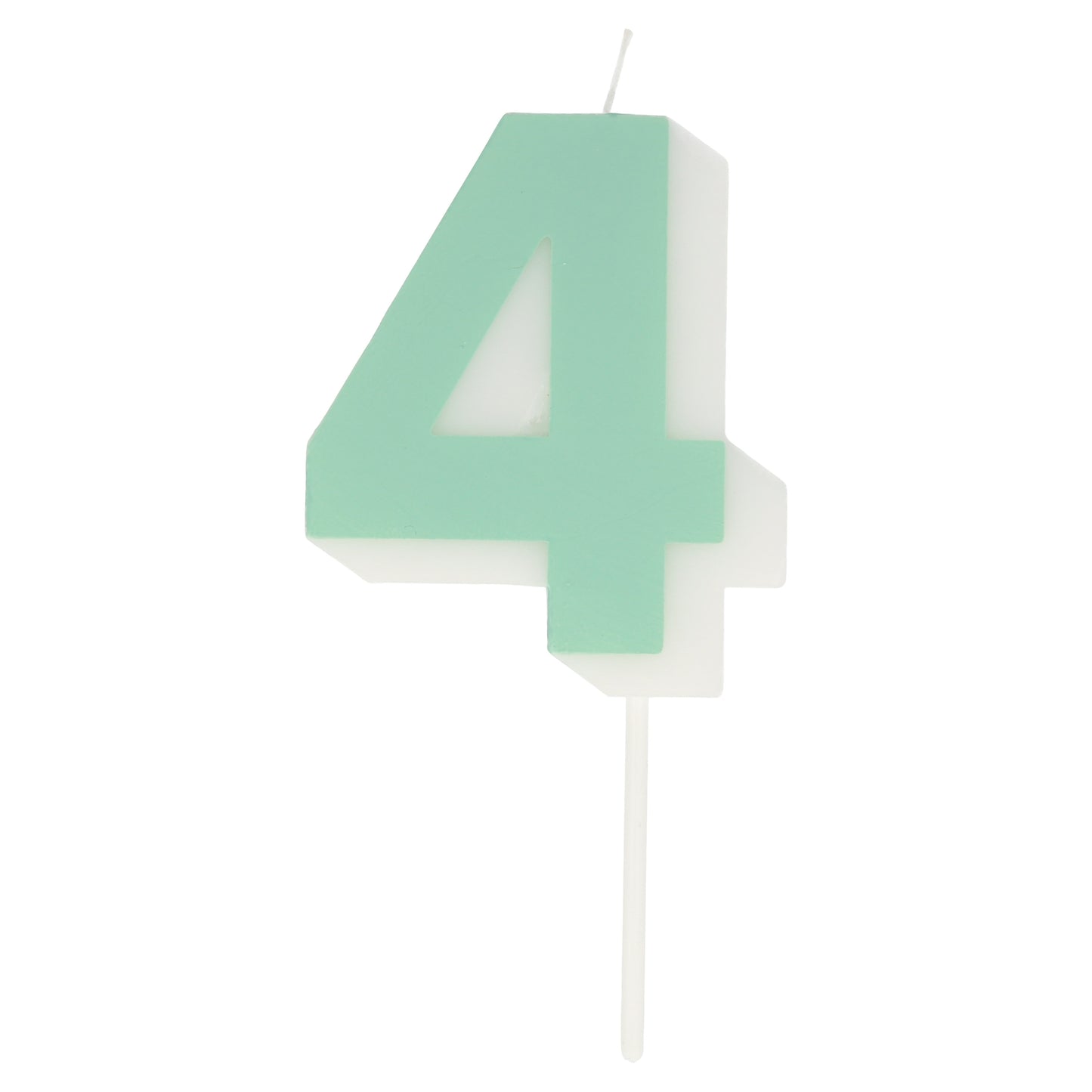 Colorful Number Candle - 4