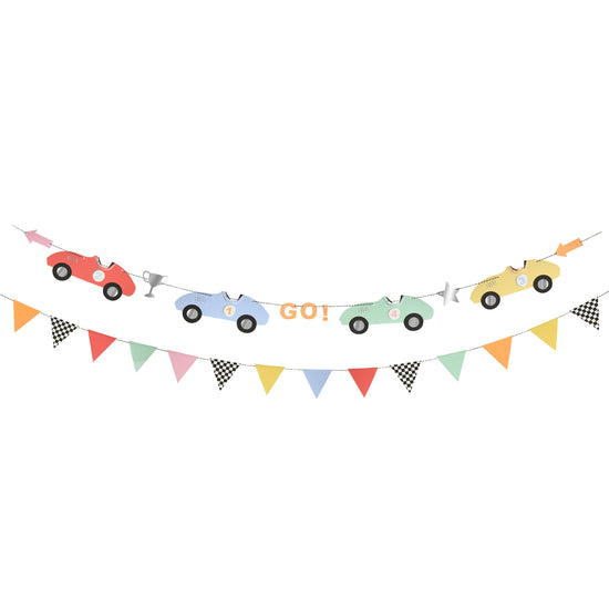 Load image into Gallery viewer, Race Car Garland
