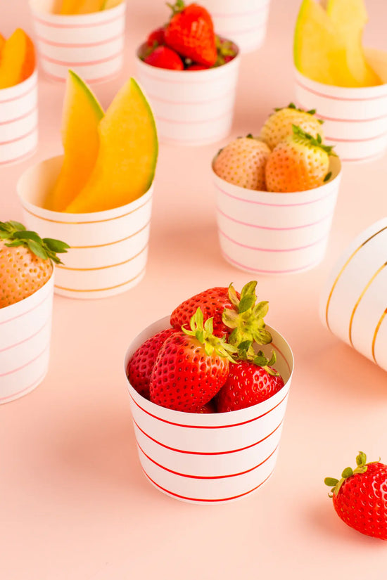 Load image into Gallery viewer, Frenchie Striped Baking Cups

