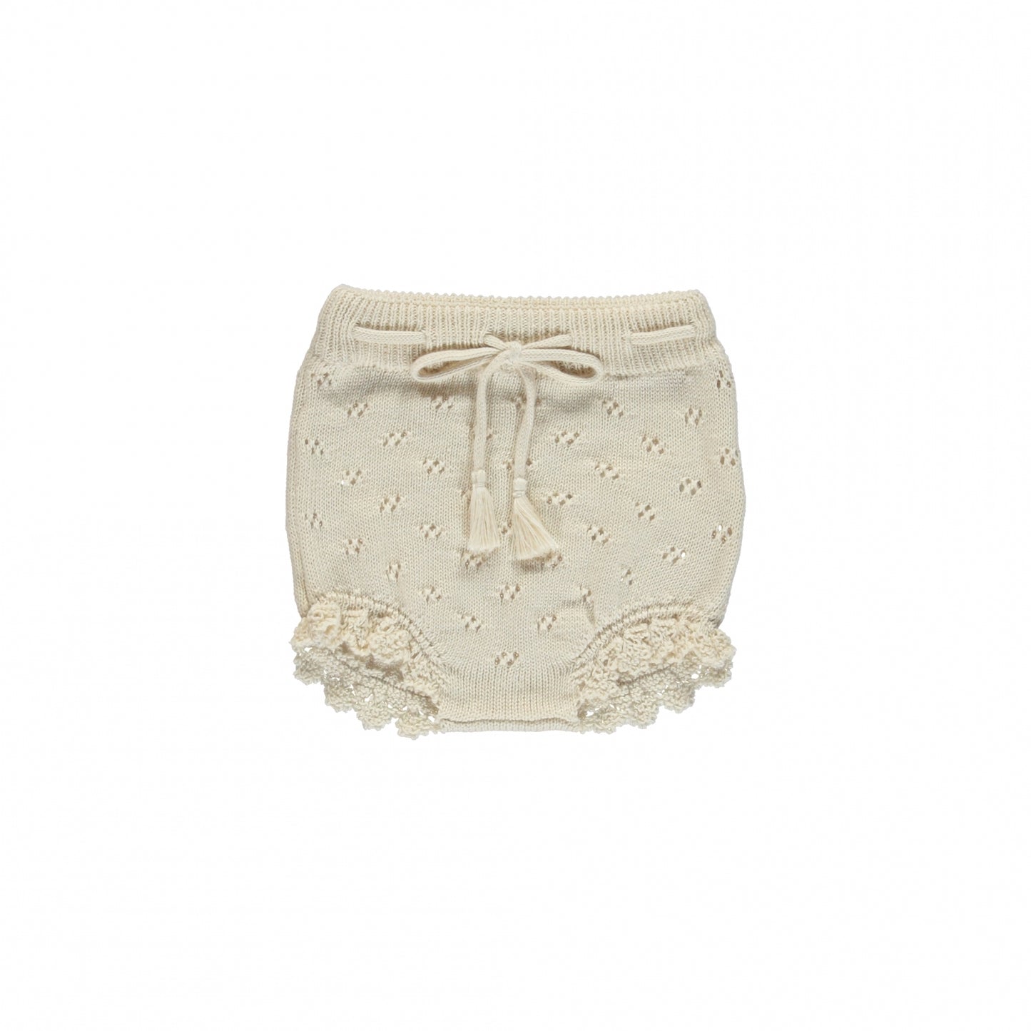 Cream Knit Bloomers