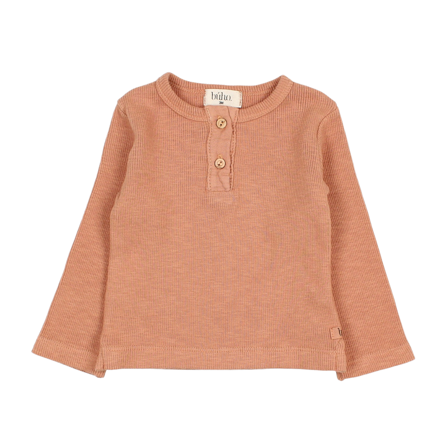 Rib Flamé T-Shirt in Hazel