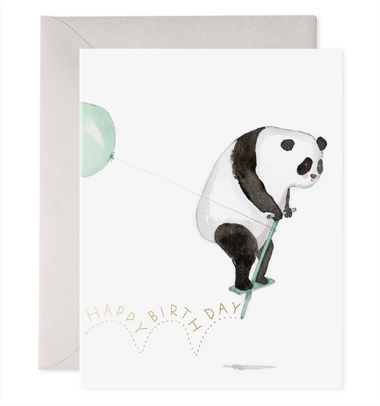 Load image into Gallery viewer, Pogo Panda Birthday Card
