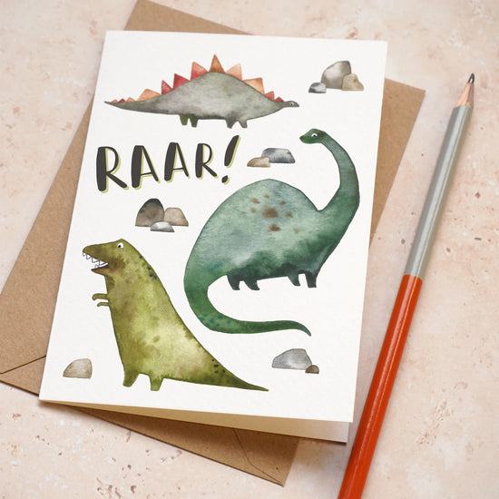 Load image into Gallery viewer, Raar! Dino Card
