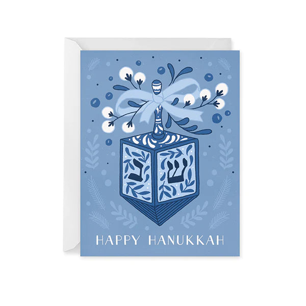 Hanukkah Dreidel Card