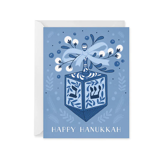 Hanukkah Dreidel Card