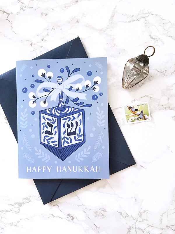 Hanukkah Dreidel Card