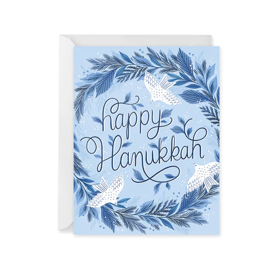 Hanukkah Wreath Card