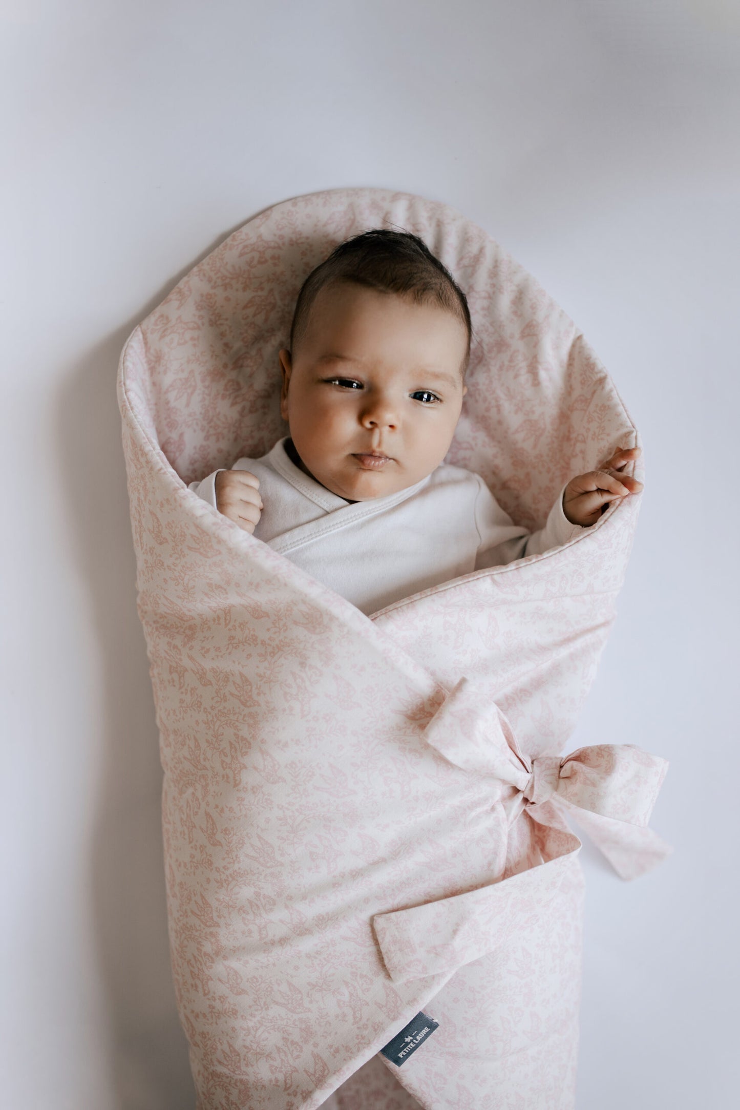 Organic Cotton Baby Wrap in Pink Dove