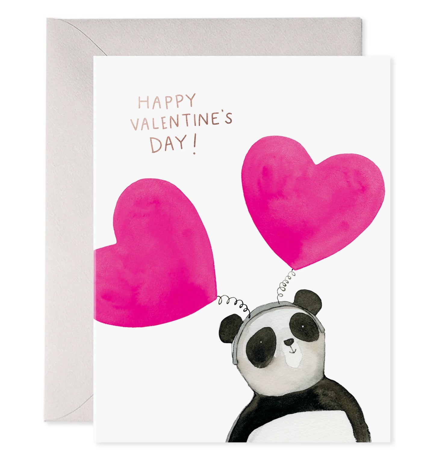 Valentine's Day Panda Card