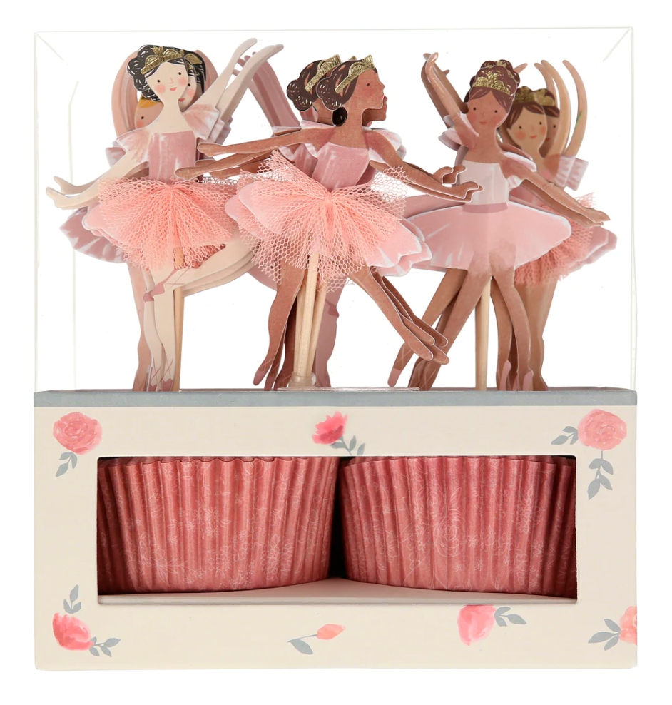 Load image into Gallery viewer, Ballerina Cupcake Kit
