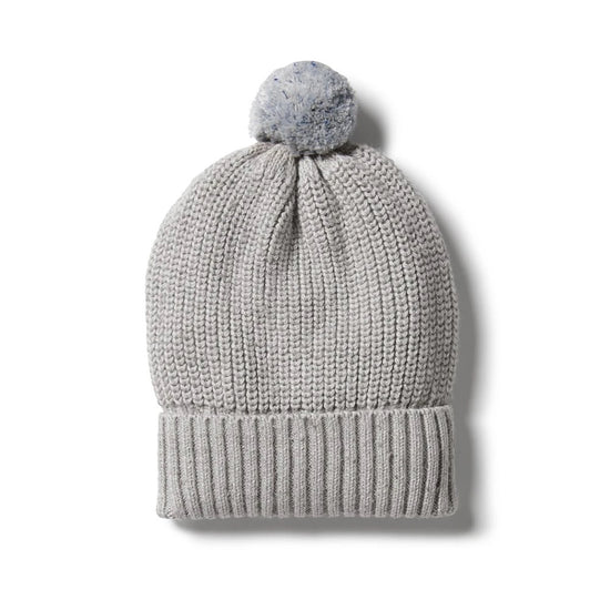 Load image into Gallery viewer, Glacier Grey Knit Hat
