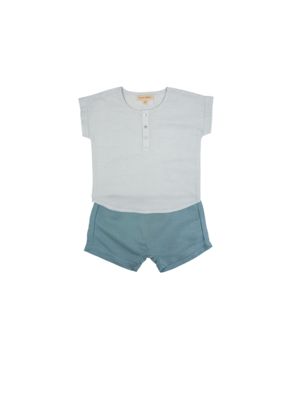 Kurta Top in Apple Stripe